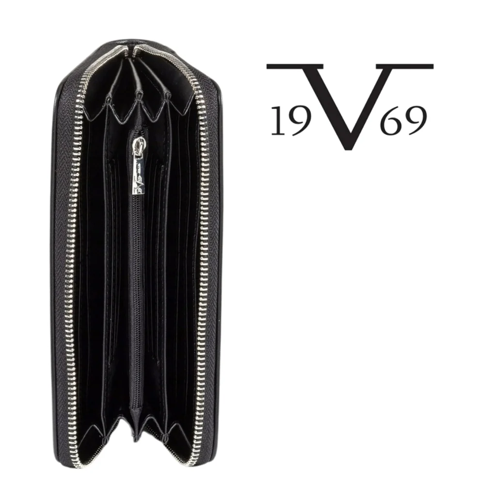 ITALIA BY VERSACE 1969 🖤 Candela Wallet - Black/Silver 💯 - Picture 2 of 3